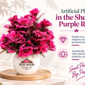 Artificial Plant in the Shed of Purple Rose