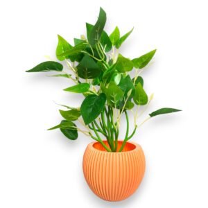 Artificial Betel Leaf Green Plant with Fancy Pot