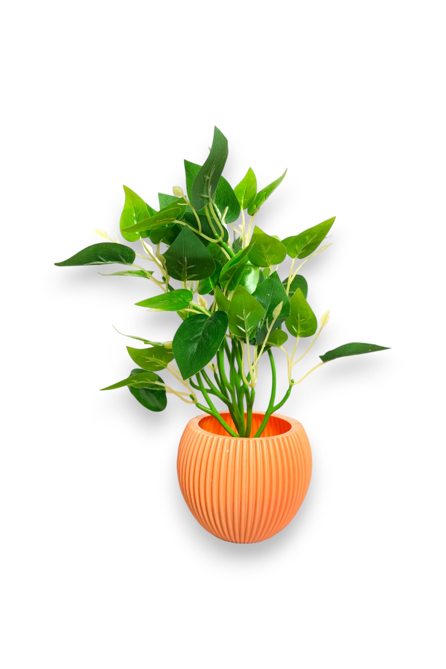 Artificial Betel Leaf Green Plant with Fancy Pot