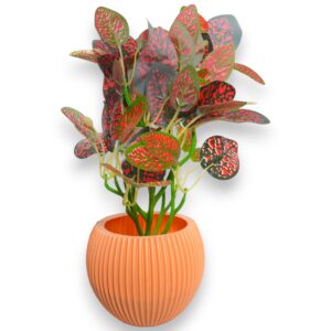 Artificial Ficus Leaves Plant with Fancy Pot