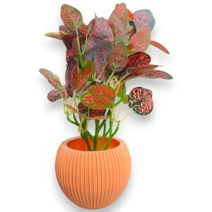 Artificial Ficus Leaves Plant with Fancy Pot