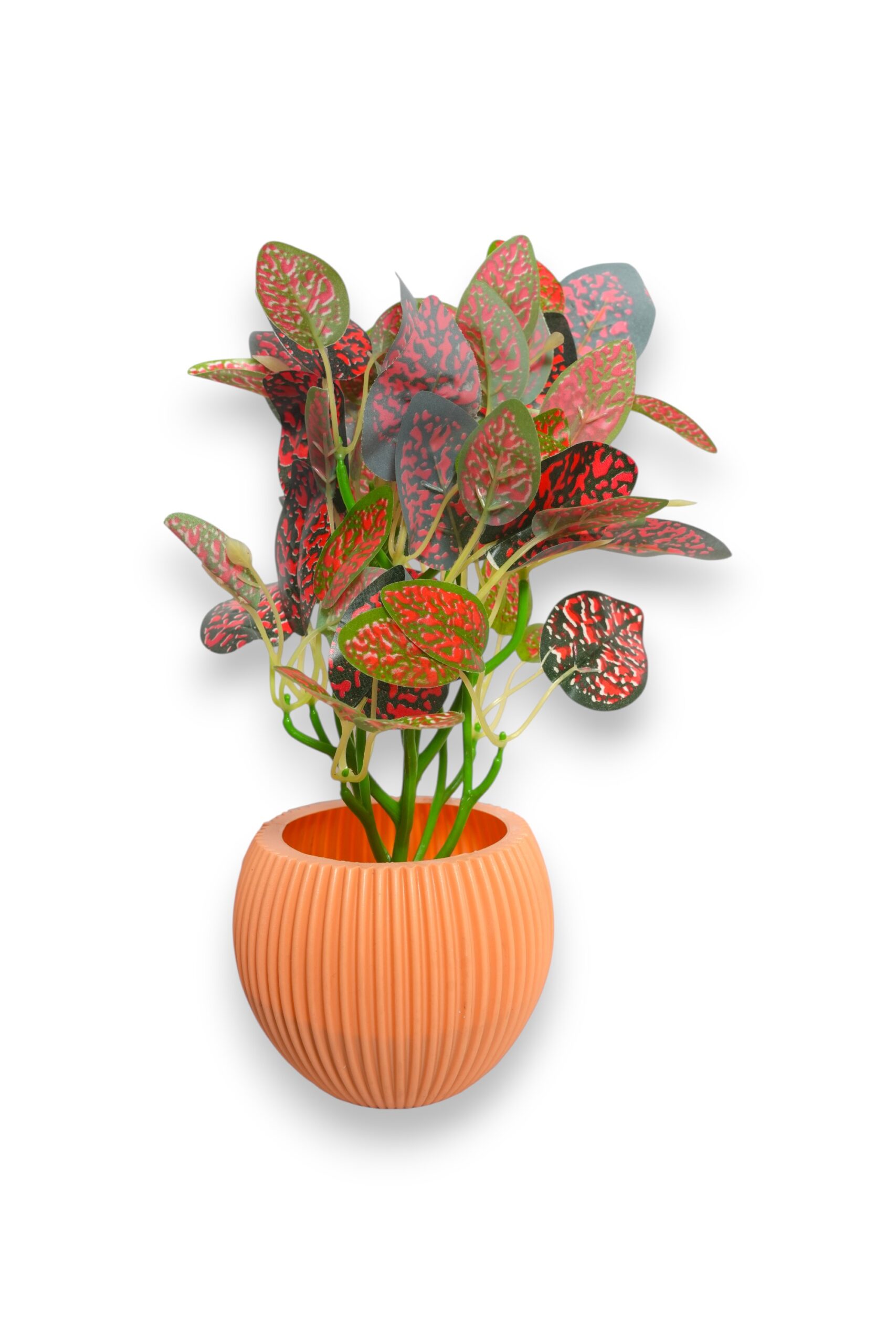 Artificial Ficus Leaves Plant with Fancy Pot
