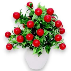 artificial red cherry plant
