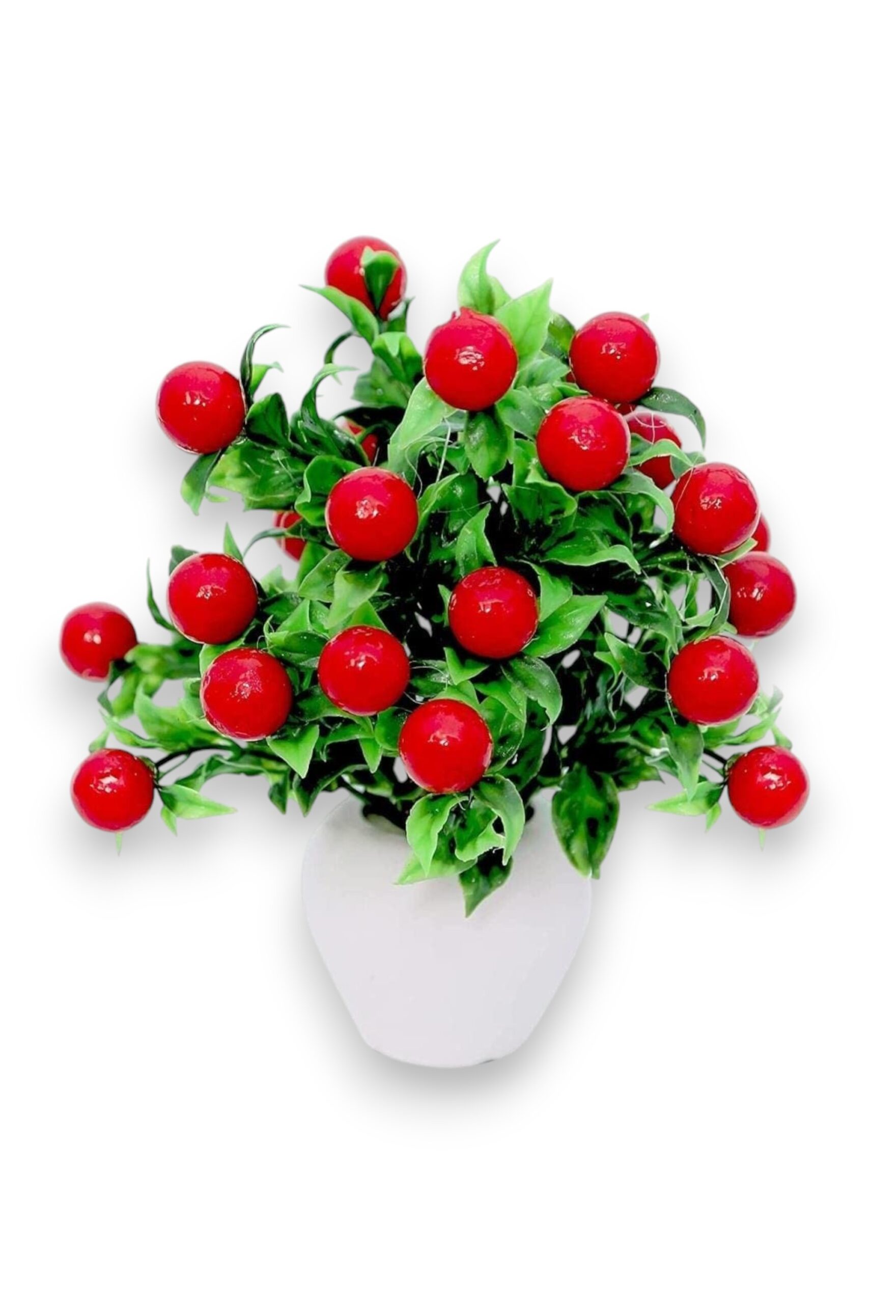 artificial red cherry plant
