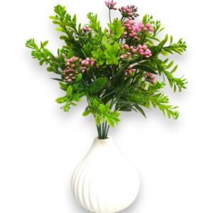 artificial wild plant with purple flowers