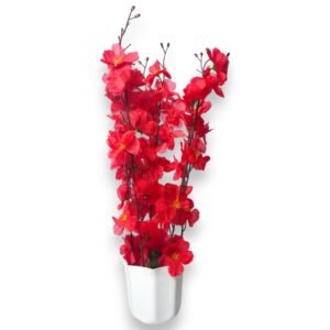 Artificial Thailand Cherry Blossom Flower Tree in Blood Red Color