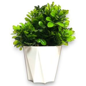 artificial green leaves bonsai plant
