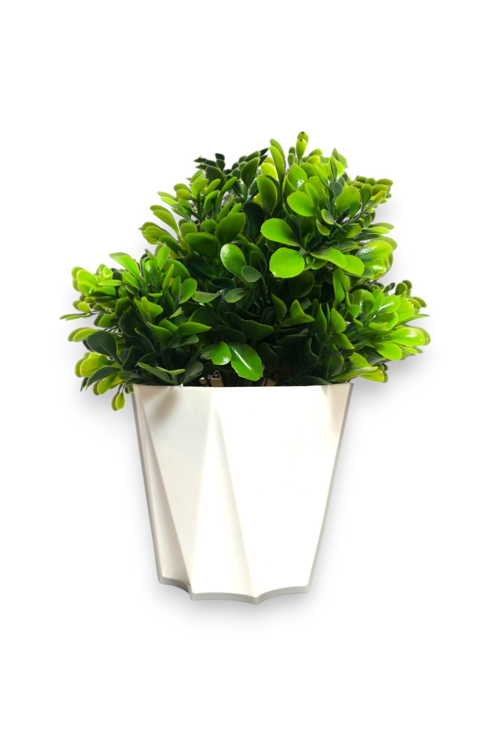 artificial green leaves bonsai plant