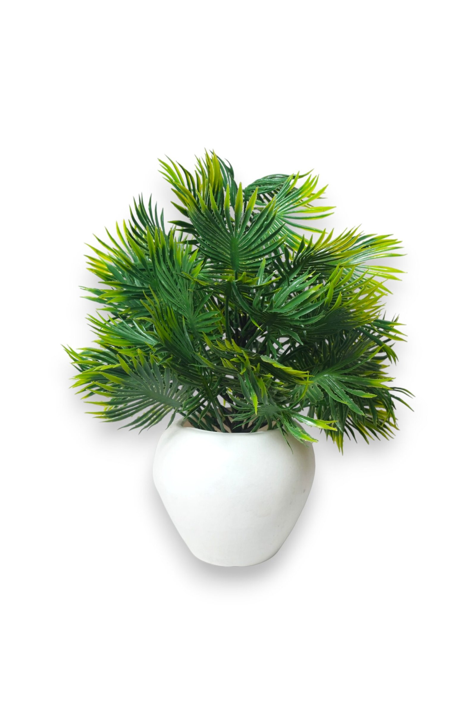 Artificial Sabal Palm Plant with Shiny Green Leaves